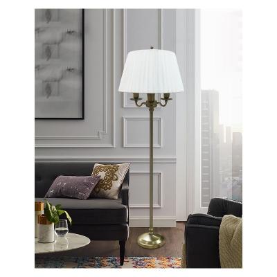 China Modern Nordic Luxury Modern Decoration Desk Floor Lamp Iron Vertical Floor Lamp for sale