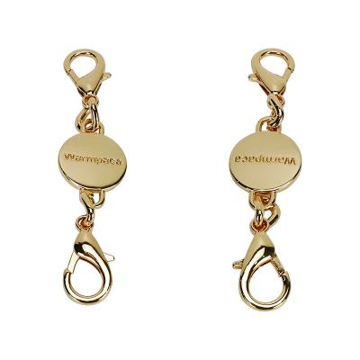 China English Sign Lobster Three-Point Clasp Bag Handbag Purse Luggage Hardware Accessories Hanging Light Gold Hook Buckle Handbag Hardware Accessories for sale