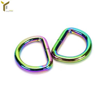 China Wholesale Metal Iron D-ring Metal D-ring Buckle For Bag Strap for sale