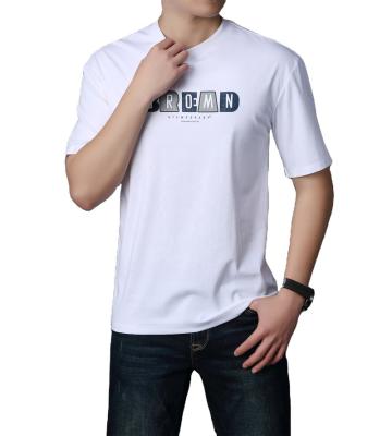 China Anti-wrinkle G-SDQL Logo High Quality Summer Short Men's T-shirt 100% Cotton Printing Sleeve OEM/ODM Custom Logo Tees For Men for sale