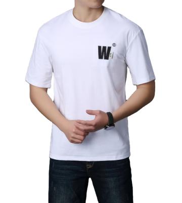 China Custom Made High Quality Embroidered Printed Anti-wrinkle G-SDQL Logo Men's Casual T-Shirt Short Sleeve Shirt For Men for sale