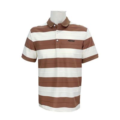 China 2023 Summer Anti-Wrinkle G-SDQL New Short Sleeve Polo T-shirt Custom Design High Quality Cotton Fashion Casual Men's Striped Polo Shirt for sale