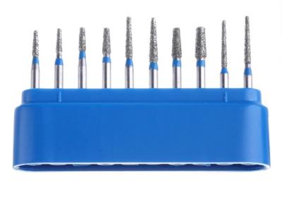 China Diamond Grit TF Series Dental Diamond Burs Kit for sale