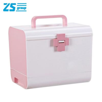 China Recyclable multicolor portable household medical sealed plastic storage boxes/medicine storage boxes. for sale