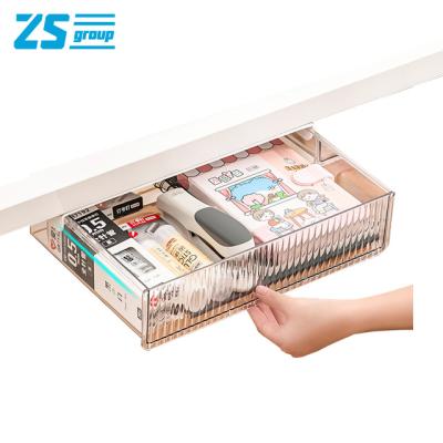 China Viable Hidden Drawer Storage Box Under Desk for sale