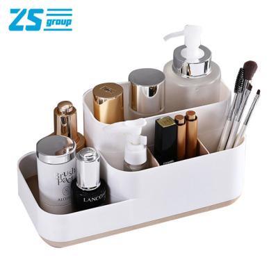 China Desktop Viable Desktop Storage Organizer Small Storage Cosmetics Helper for sale