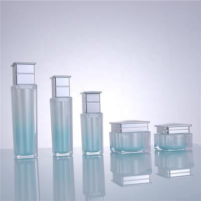 China New Customized 15g 30g 50g Style Face Cream Color And Logo Acrylic Cosmetic Jar for sale