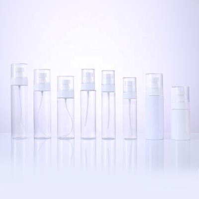 China Customized Manufacture 50ml PET Cosmetic Bottle Spray Plastic Cosmetic Containers for sale