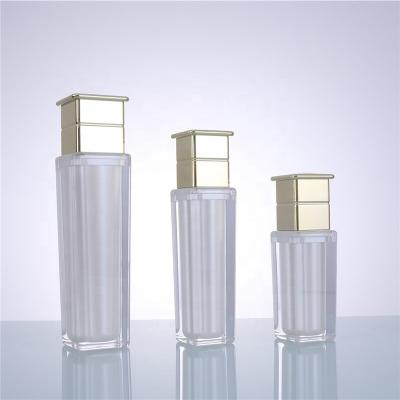 China 15ml 30ml 50ml 100ml 120ml Acrylic Cosmetic Plastic Packaging Bottle Acrylic Skin Care Bottle for sale