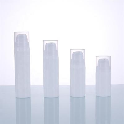 China Popular 5ml 10ml Pump Eye Cream Bottle Airless Cosmetics Packaging Containers for sale