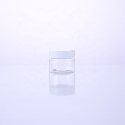 China High Quality Cosmetic Packaging PET Cream Jar Plastic Plastic With Logo Customized for sale