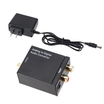 China Analog L/R to Digital SPDIF RCA Toslink Converter Adapter Optical RCA L/R USA Audio Adapter 82625200 for sale