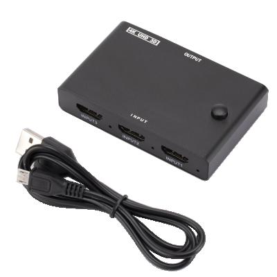 China 4K*2K HD HDMI Changer Three In One Out Of HDMI YJ Changer Manual Button 3 IN 1 for sale