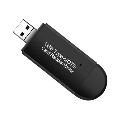 China Pro Type-C Multifunctional IUSB USB-C Card Reader 5 in 1 OTG Card Reader TF Mobile Phone USB Card Reader for sale