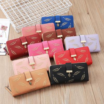 China Long Lady High Quality Anti-theft Design Clutch Bag Wallet Fashion Female Purse For Leather Women's Long Purse for sale