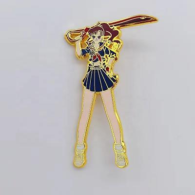 China Custom Logo 3D Art Animal Folk Badge Pin Zinc Alloy Cheap Price China Gift Enamel Badge for sale