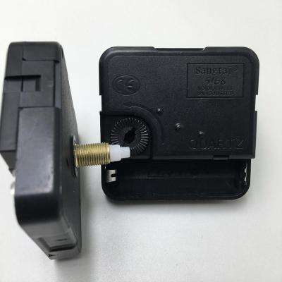 China ABS Quartz 1.5v Battery Black Clock Motor With AA for sale