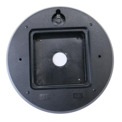 China Shaft Movement Diameter 120mm ABS DIY Black Wall Clock Cover Base for sale