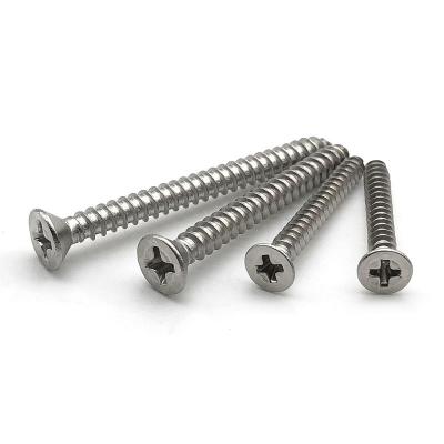 China Industry Wholesale 304 Stainless Steel Cross Flat Head Big Screws Mushroom Head Fastener Screws Metal Fastener Screws for sale