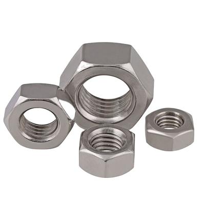 China Industry Carbon Steel Stainless Steel Hardware Accessories Custom Heavy Duty Thin Hex Nut Hex Nuts Galvanized Fastener for sale