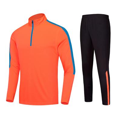 China QUICK DRY Adult Half Zip Football Training Set for sale