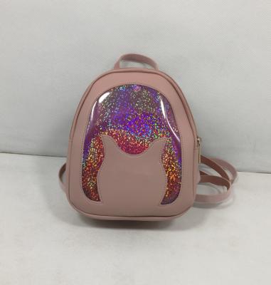 China With USB PU fashional cheap lady's backpack for sale