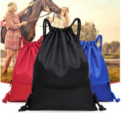 China Waterproof Gift Bag Basket Ball Zipper Drawstring Bag for sale