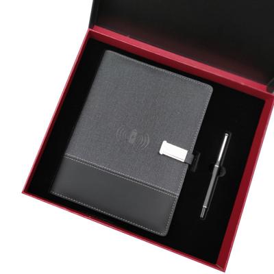 China Notebook Charger Diary Notebook Pen Set High Quality Novelty Gift For Business for sale