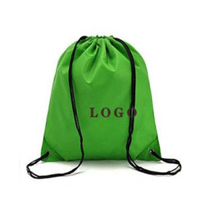 China Fashion Best Durable And Price Polyester Drawstring Backpack Canvas Bag Custom Large Shoe Bag for sale