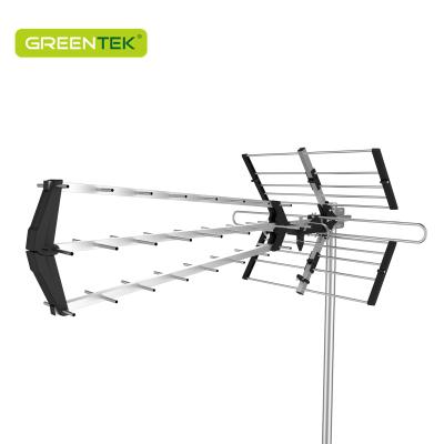 China Receive Full HD and Digital TV Signals GREENTEK Assembly High Gain Triple Strong Easy Outdoor VHF Digital TV Antenna for sale