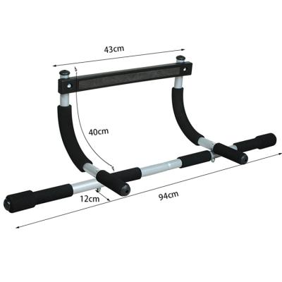 China Universal Portable Gym Door Accessories Gym Wall Mount Equipment Horizontal Door Pull Up Bar for sale