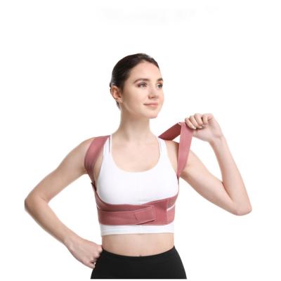 China Back Support Belts Adjustable Eva Clavicle Spine Shoulder Posture Corrector Pink Back For Women for sale