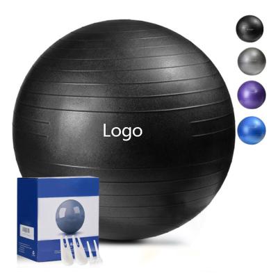 China Anti-shatter and durable ABS pilates gym exercise ball fitness custom filed new design gym yoga ball for sale