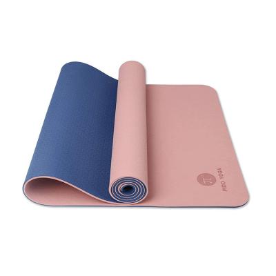 China Non-slip tape 6mm customized printed logo china natural rubber yoga mat eco-friendly for sale