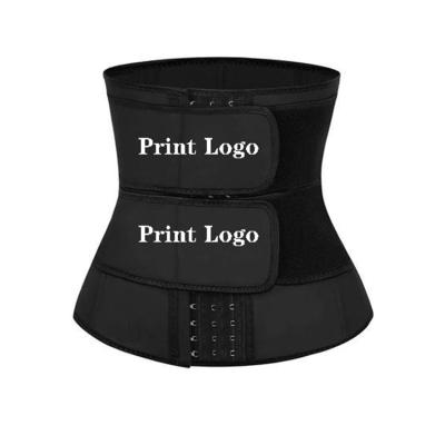 China Hot Selling Single Belt Private Label Logo Waist Trainer Vest Corset Waist Trainer For Ladies for sale