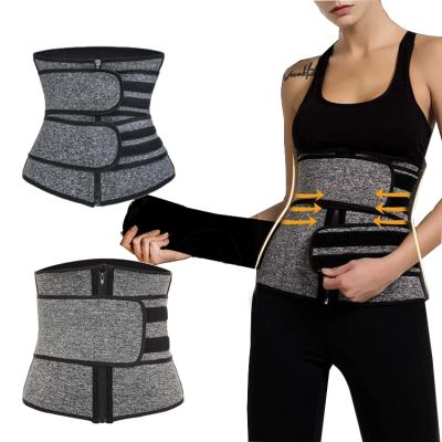 China Plain Belt Coset Wholesale Logo Custom Sweat Slimming Belt Neoprene Shaper Women Waist Trainer for sale