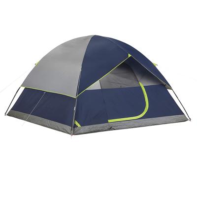 China 2020 straight tying type whosae easy setup for 4 person family waterproof outdoor camping tent for sale