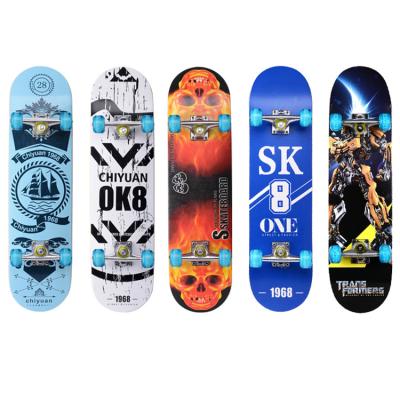 China Specially multi-pattern high quality design factory price outdoor sports youth wooden skateboard for sale