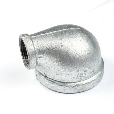 China Factory Supply Eco-friendly Wire Direct Pipe Fittings Elbow Galvanized Malleable Iron Pipe Fittings Reducing Elbow Fig for sale