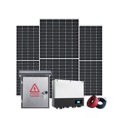 China New Energy 10KW On-Grid Solar Power System Home Solar Power System 10KW Solar Panels Hybrid Kits For Home for sale