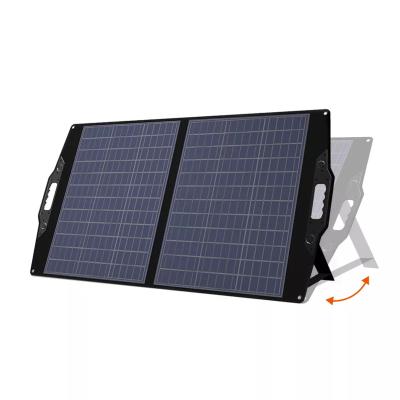 China Hot-selling Amazon Solar Panel 100W 120W Collapsible Portable Foldable Solar Panels Cover Flexible Solar Panels 182mmx182mm for sale