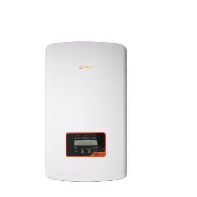 China SOLIS BOI-4 Single Phase EU Standard Solis On Grid Solar Photovoltaic Inverter 1P4KW 5KW 10kw 30kw 48v Solar Inverters 333*573*249 mm for sale