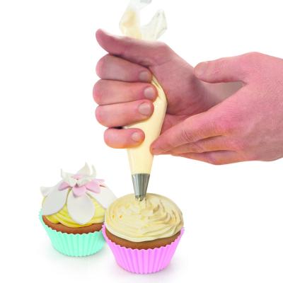 China 16 Inch 20pcs Disposable Party Supplies Decorating Disposable Cake Cream Pastry Icing Cone Pastry Piping Bags for sale