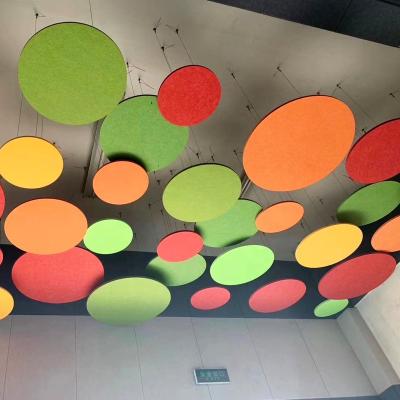 China Artistic Sound Absorbing Ceilings Polyester Fiber Acoustic Ceiling Panel, Acoustic Cinema Wall Panel for sale