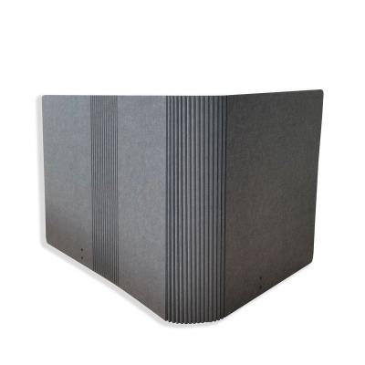 China Sound Absorption Customized 12mm Polyester Acoustic Panels , Foldable Acoustic Desk Divider for sale