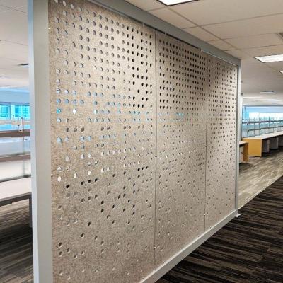 China Anti-Static Polyester Custom Design Office Room Dividers With CNC Cutting Service for sale