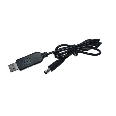 China Electronic Equipment DC 5V To DC 9V/12V USB Power Boost Line Step Up Module USB Converter Adapter Cable 2.1x5.5mm Plug for sale