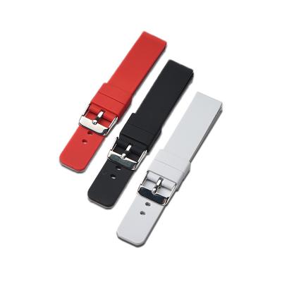 China High Quality Water Resistant Natural Silicon Watch Strap Quick Release Rubber Strap For Sports for sale