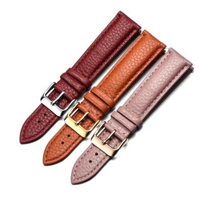 China Custom Watch Strap Detached Leather Quick Release Strap Watch Band for sale