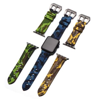 China OEM Fashion Sport and Camouflage Colored Camouflage Watch Bands Fit for Apple Watch 1 2 3 4 5 for sale